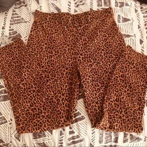 ASOS animal print leggings size 10 NWOT 25” inseam